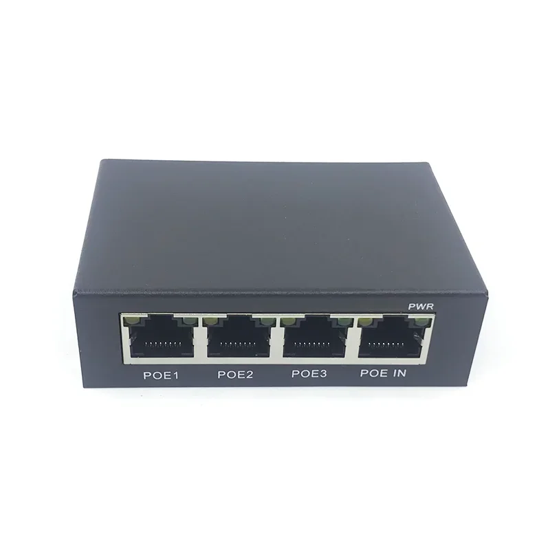100Mbps POE 리피터는 3개의 패시브 표준 POE 스위치, VLAN 리피터, 확장 모니터링 AP로 구성됩니다.