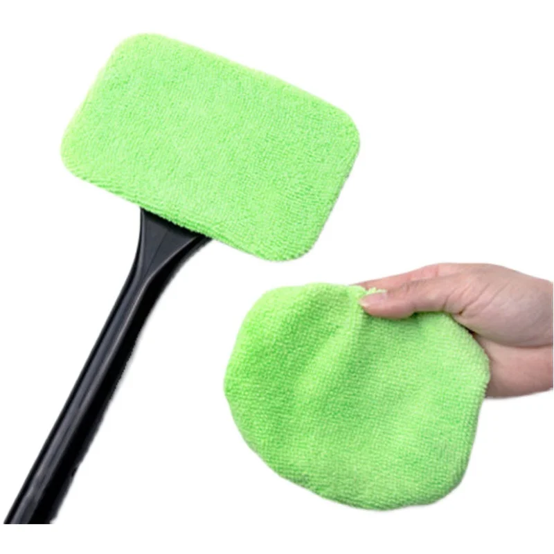 Car Window Cleaner Front Windshield Cleaning Tools Glass Defogging Washing  Brush Long handle Wiper Brush Auto Accessories