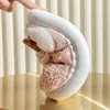 Winter Cotton Warm Plush Fur Antiskid Christmas Slippers Deer Antler Cotton Mops Outdoor Breathable Sole Soft Home Couples Shoes 4
