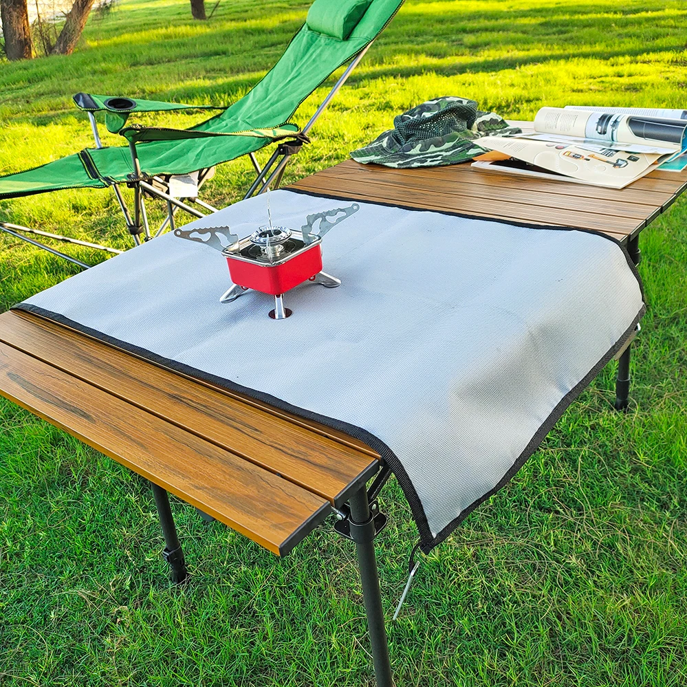 Fireproof BBQ Grill Mat - Flame Retardant Outdoor Protective Mat for Camping and Fire Pits