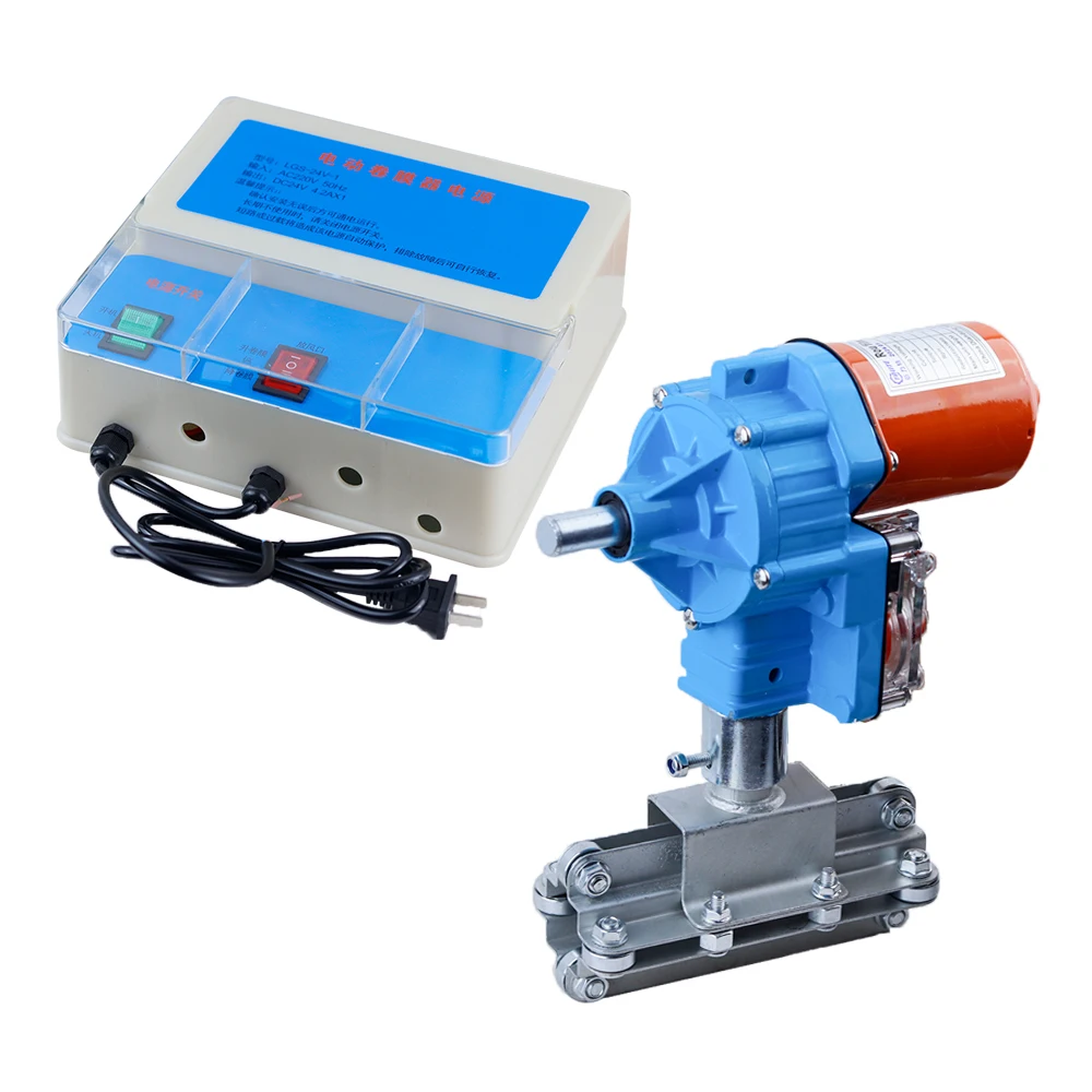 Electric Film Roller Greenhouse Roll Up Motor Electric Film Roll Machine Greenhouse Winding Machine DC24V 100W