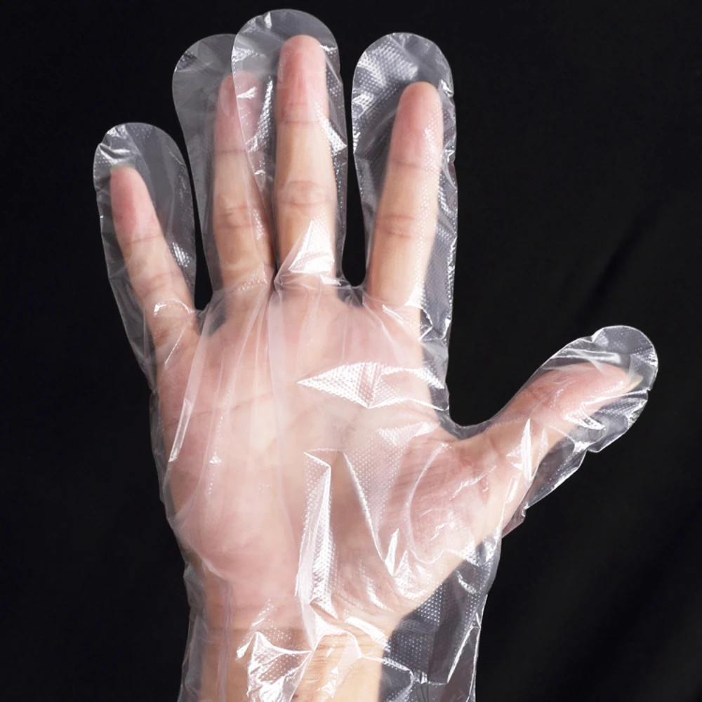 Food-Grade Transparent TPE Gloves Waterproof Oil-Resistant Tear-Resistant Multipurpose for Kitchen Baking Takeout gloves