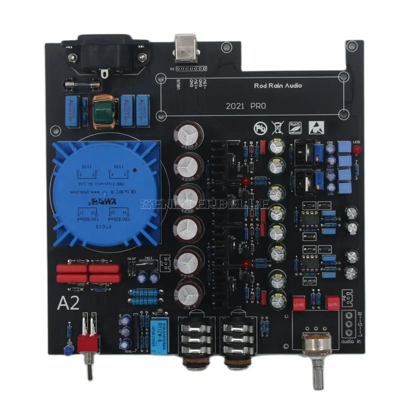 

Based on Beyerdynamic A2 Circuit Headphone Amplifier Board Kit HiFi Audio Amp