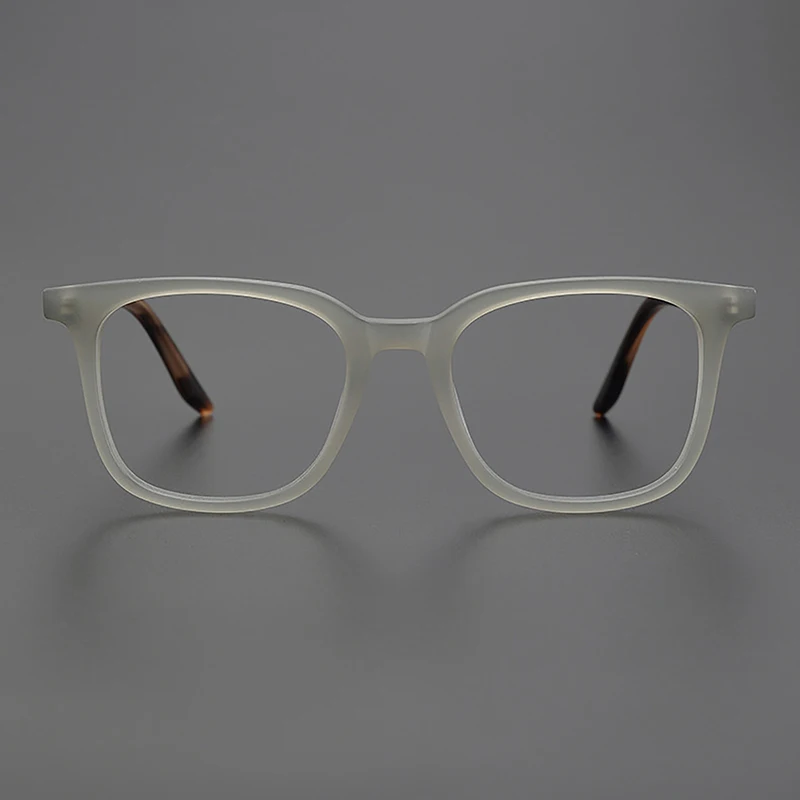 Fashion Vintage Frosted Square Optical Glasses Simple Trendy Unisex Eyeglasses For Women Men Literary Retro Matte Eyewear