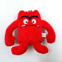 Wholesale 24pcs/lot 10cm Cute Color Monster Plush Toys Keyring Stuffed Dolls Pendants Key Chain for Children Gifts 2