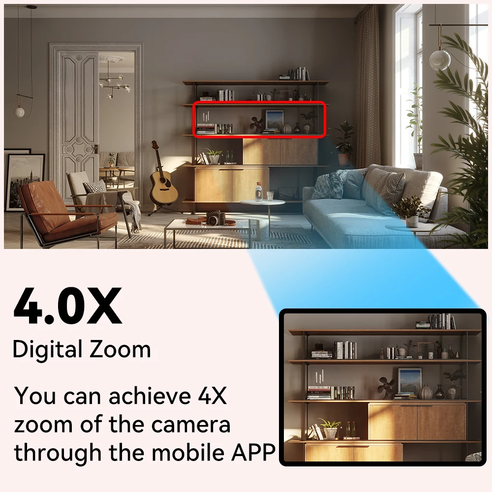 PEGATAH 2.4G IP WiFi Camera 360° Rotate Anti-theft Monitor Security Surveillance Cam Auto Tracking Two Way Audio Cam HAOMI APP