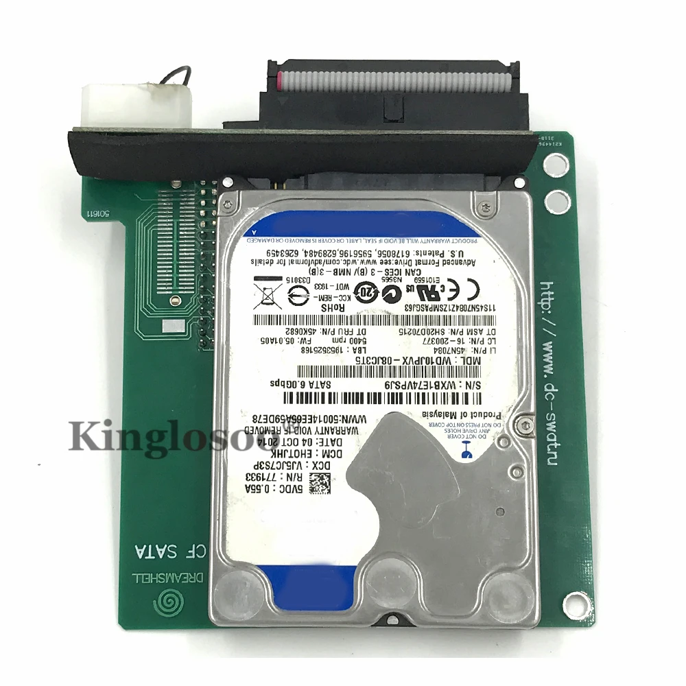 

Игровой переходник для жесткого диска Retrodream 500 ГГц, переходник для платы жесткого диска, адаптер для консоли Sega Dreamcast VA1 VA0, материнская плата