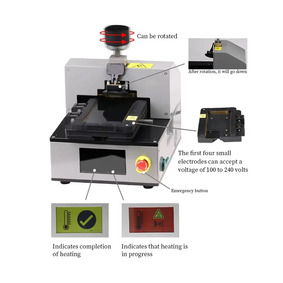 Original Heating Display Disassembly LCD Screen Separator Machine