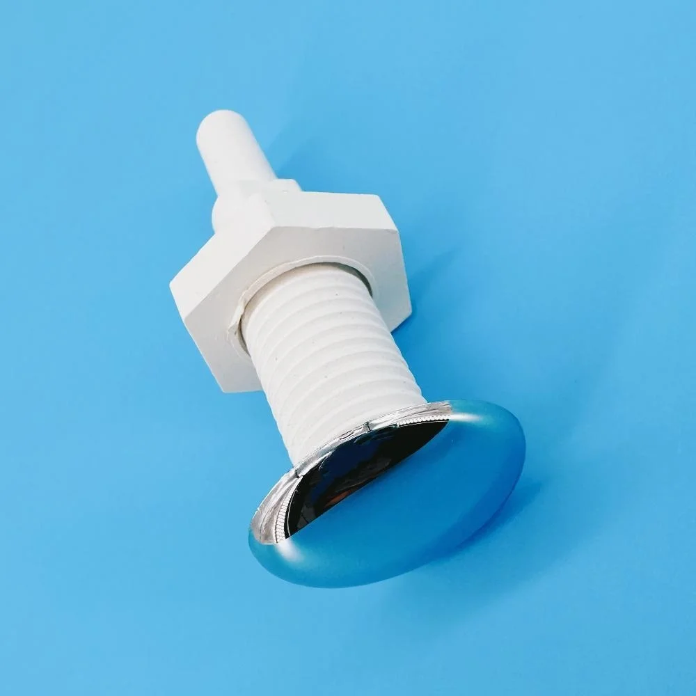 8mm Nozzle 30mm Cover Straight Bubble Nozzle &Phi;8 Chromed Cap PVC Base Hot Tub Air Jet Massage Bathtub Jet