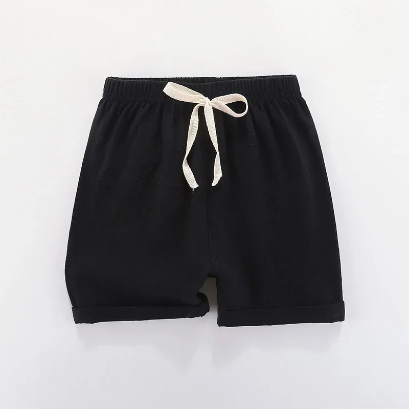 Summer Kids Boys Cotton and Linen Short Pants For Girls Boy Fashion Pants Soft Breathable Children Clothing Baby Clothes kids shorts
