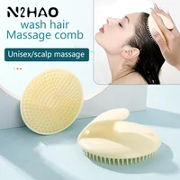 Fashion Shampoo Comb Silica Gel Head Massage Styling Tool Meridian Unblocking Hair Washing Tool - Image 4