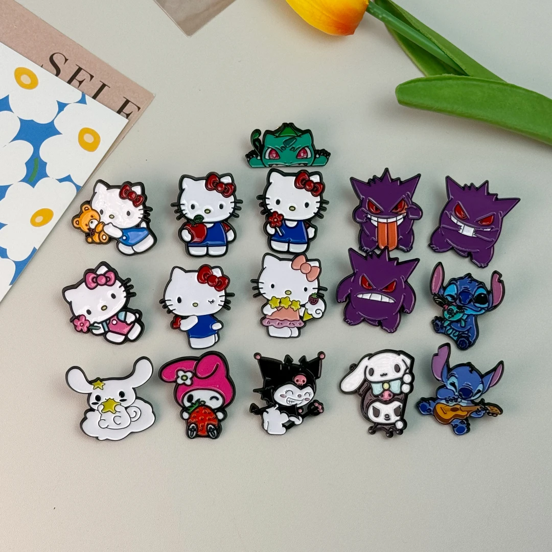 

Эмалированные булавки манга, лацкан сумки, милые металлические значки, ювелирные изделия, Подарочные рюкзаки, милые вещи, броши, искусственная брошь, ювелирные изделия для одежды