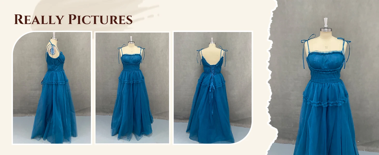 tulle prom dress