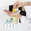 Shower Gel Bottle Rack Hook Hanging Hanger Wall No Drill Paste Bracket Shampoo Soap Liquid Bottle Holder Stand Hook 3