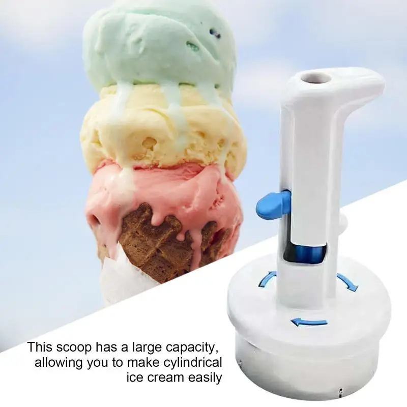 Big Volume Stainless Steel Ice Cream Scoop with Trigger Easy To Clean  Cylindrical Scoop Dessert Lovers Supply – the best products in the Joom  Geek online store