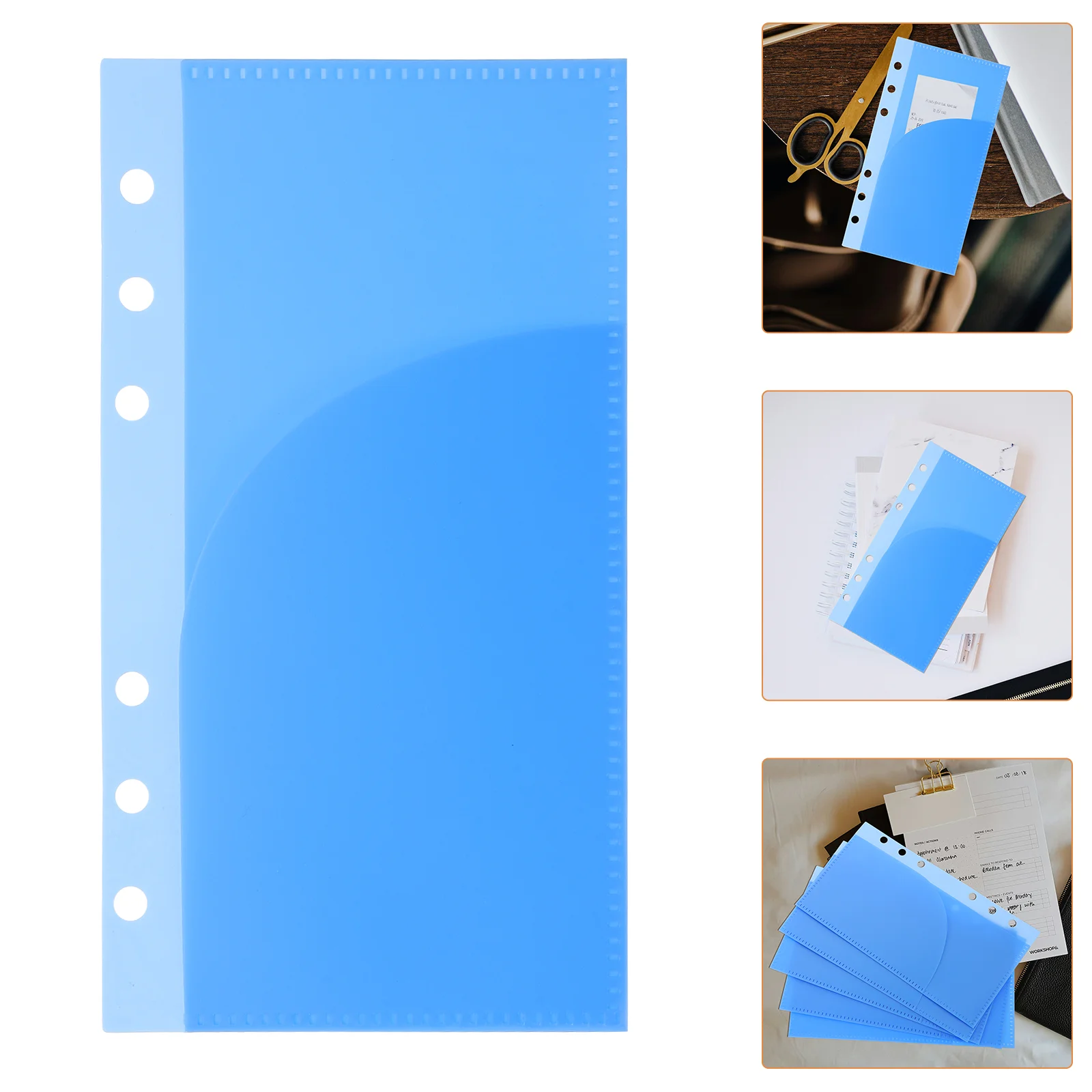 

Pp Bag Separator Page Budget Book Inserts Binder Pocket Dividers Daily Use Loose Leaf Baggies