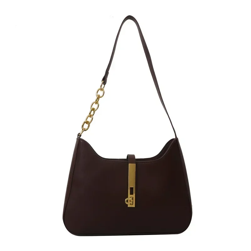 Women's Bags Luxury PU Leather Shoulder Bag for Women Casual Solid Color Design Handbags Brand Purse 2026 Fashion Shopper Clutch 7