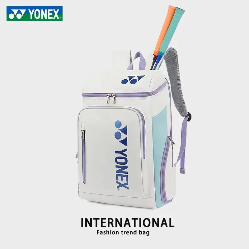 YONEX 전문 배드민턴 테니스 스포츠 가방, 대용량 라켓, 신발 가방, 남녀공용 고품질 라켓 가방, 2-3 개