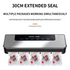 Vacuum Food Sealing for Home Packaging Supplies 30cm Electric Vacuum Sealer Packaging Machine Kitchen Food Saver Bags Commercial 5