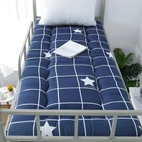 Dormitory 3-6cm Thickened Foldable Mattress Topper  Breathable Soft Mattress Pad Cover for Student Rental Apartments Single Bed 2