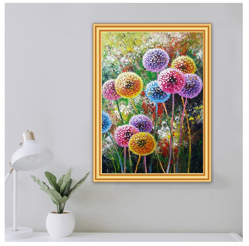 5D DIY Flower Diamond Painting Animal Peacock  Elephant Full Drill Diamond Embroidery Landscape Mosaic Rhinestone Home Decor 3d diy diamond painting