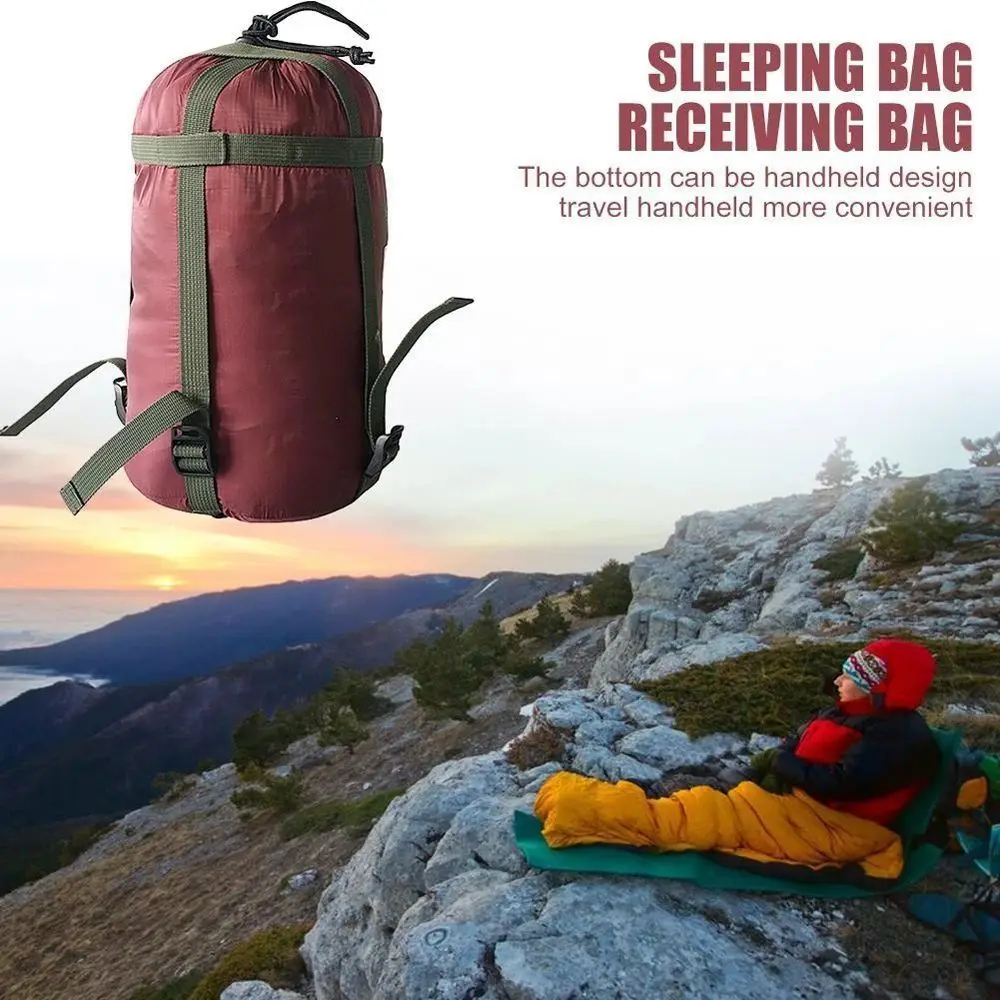 4 Season Sleeping Bag Waterproof Outdoor Camping Hiking Envelope Zip Sleep Bag Windproof Keep Warm Storage Bag 2