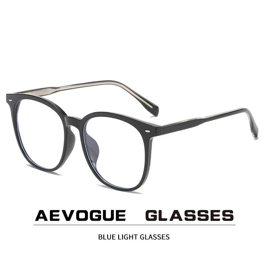 

AEVOGUE Anti Blue Light Glasses Men Eyeglasses TR Frame unisex computer goggles Women Fashion Eyewear AE1614