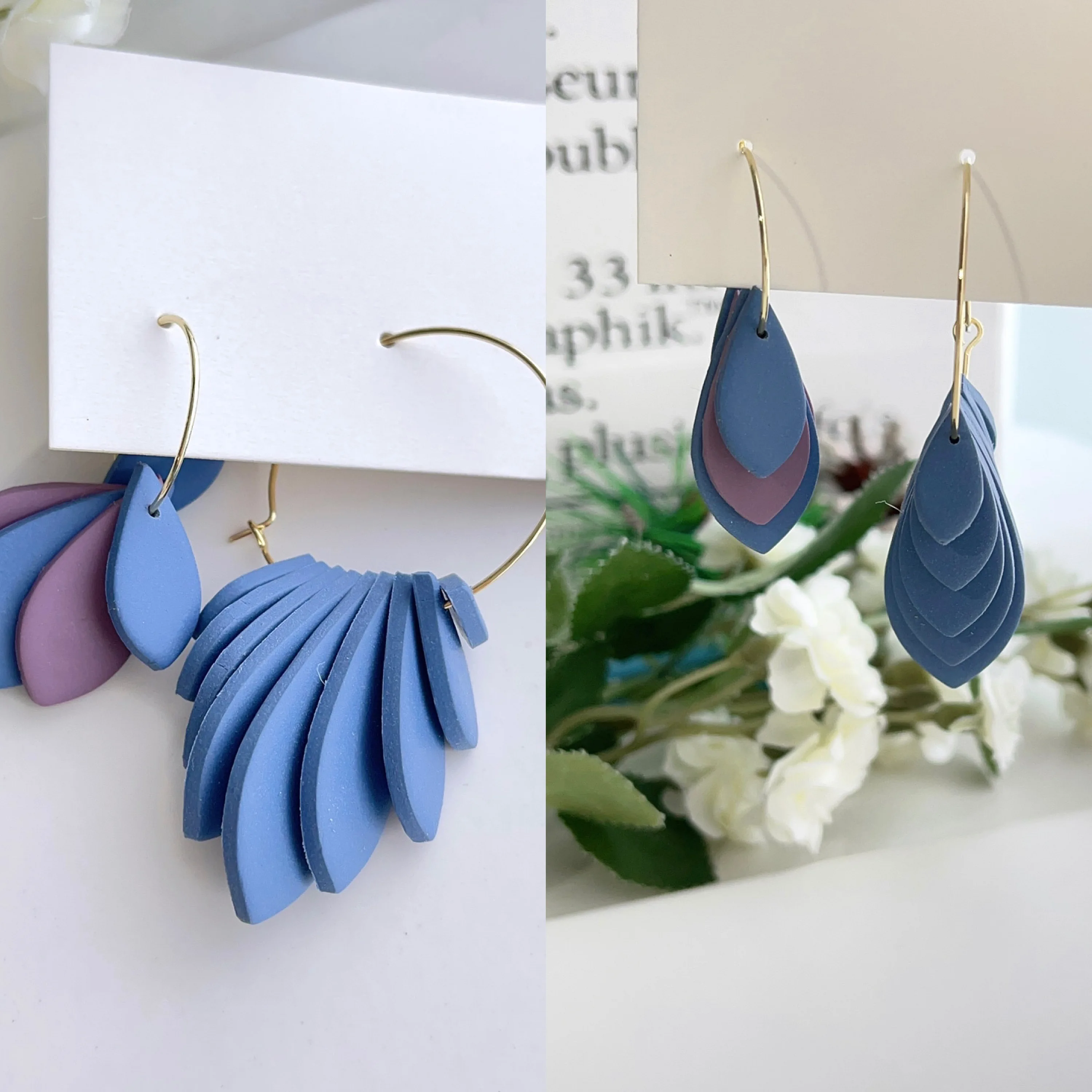5 PCS/Set Fashion Geometric Shape Polymer Clay Cutter Soft Pottery Earrings Jewelry Pendant Making Cutting Tools