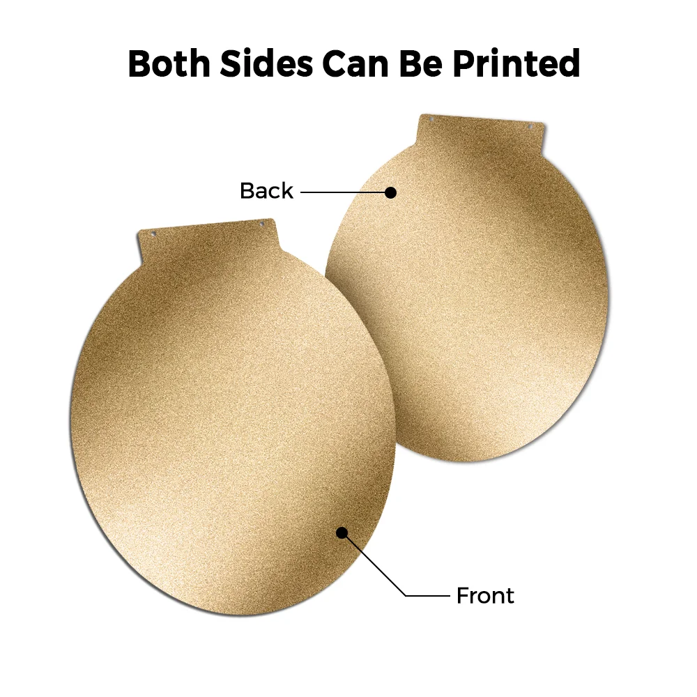 

Twotrees Round Dia 215/270/309mm Flsun Super Racer Build Plate,Double Sided Textured PEI Powder Coated Spring Steel Sheet+Base