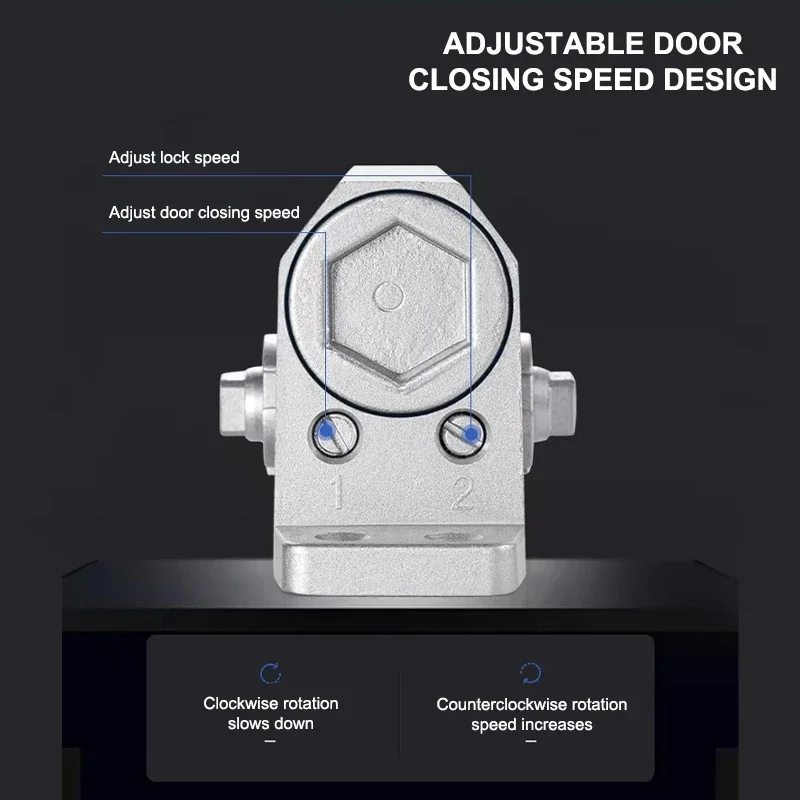 Automatic Door Closer Security System 25KG To 85KG Adjustable Speed Door Closing Equipment Mute Soft Closing Hardware