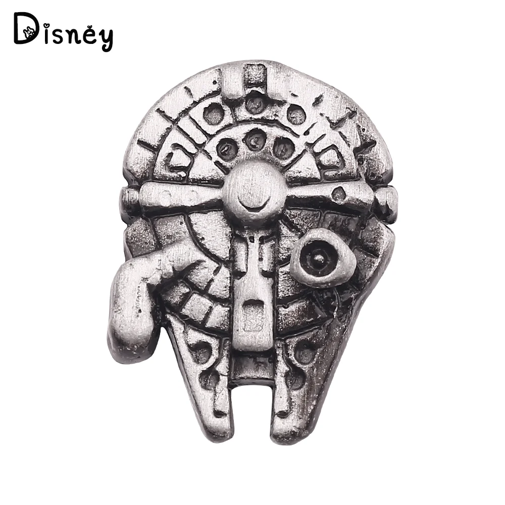 Disney Star Wars Millennium Falcon Spilla In Metallo Vintage Airship Badge Spilla Smaltata Abbigliamento Zaino Pin Decorazione Accessori