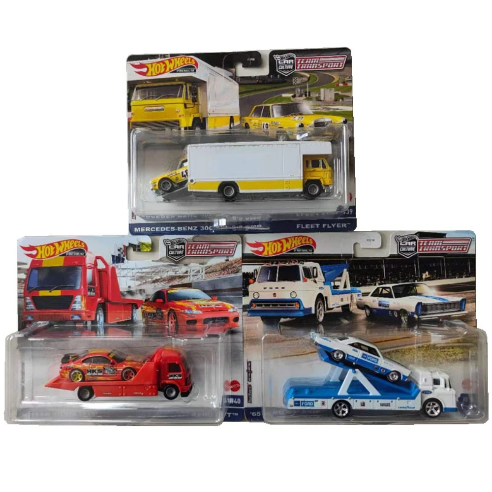 

HOT WHEELS 2022 команда транспорта MIX1 HCR33 Ford Galaxy Mercedes-Benz 300 флот листовка Плимут Пыльник Забавный автомобиль детские игрушки