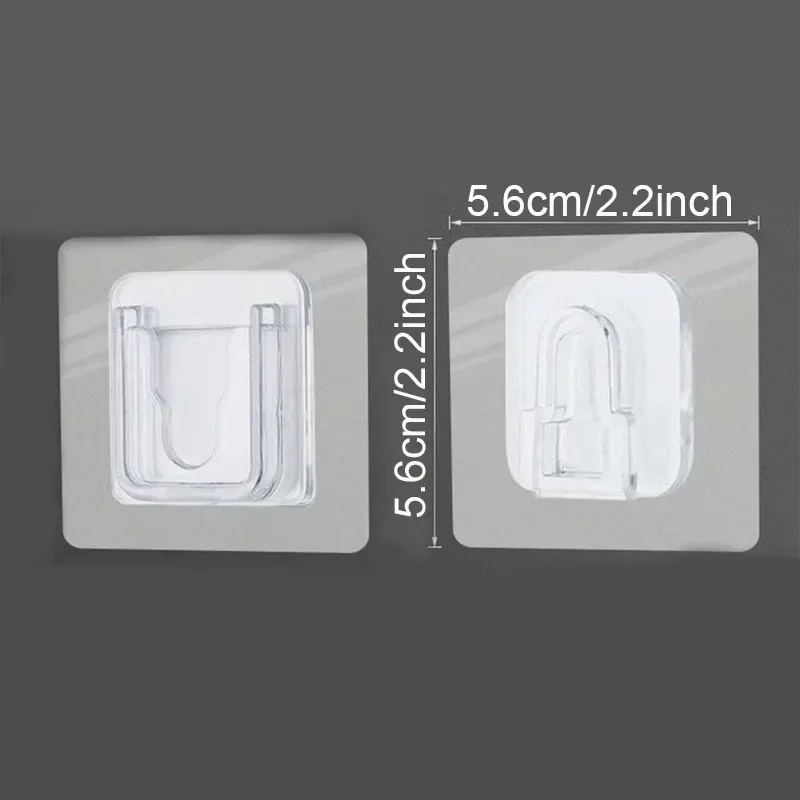 Transparent Adhesive Wall Hooks 3