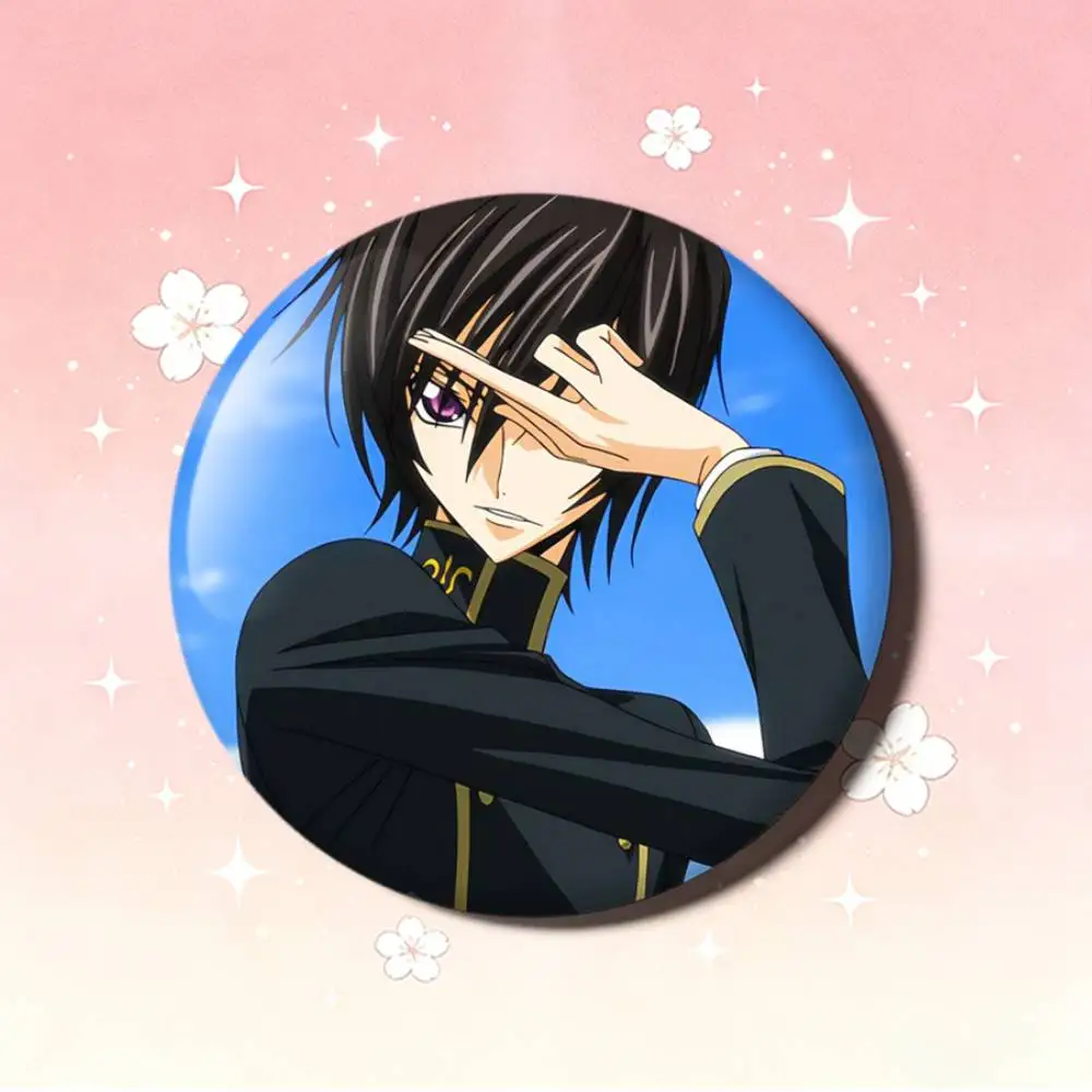 Geass Laser Badge - Creative Accessory for Backpack, Clothes, and Hats