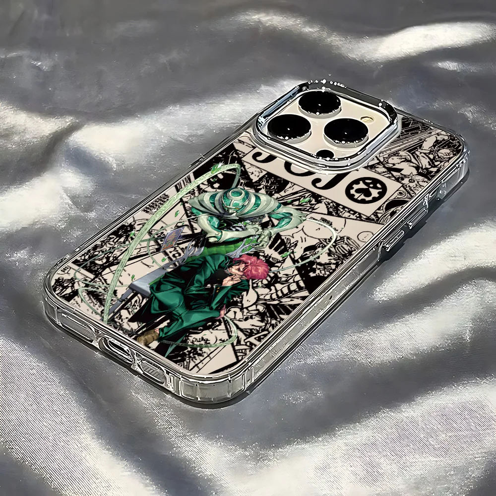Jojo's Bizarre Adventure Clear Soft Anime Phone Case
