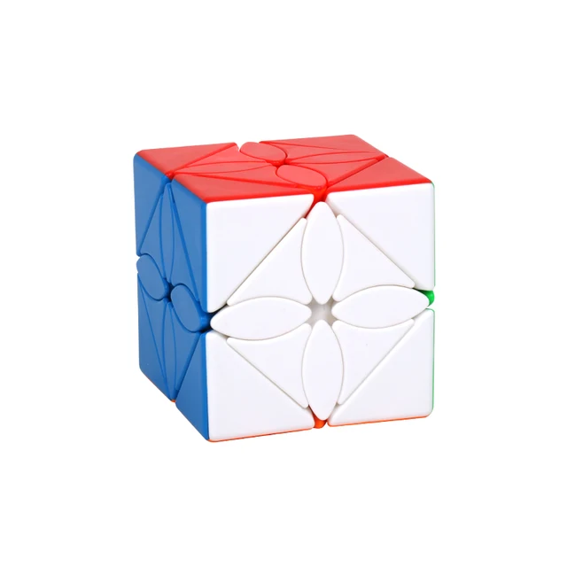 [Picube] Moyu Meilong Strange-shape Magic Cube Four Leaf Clover / Double Skew / Polaris / Maple Leaves Skewb Puzzle Education Maple Leaf MF8877