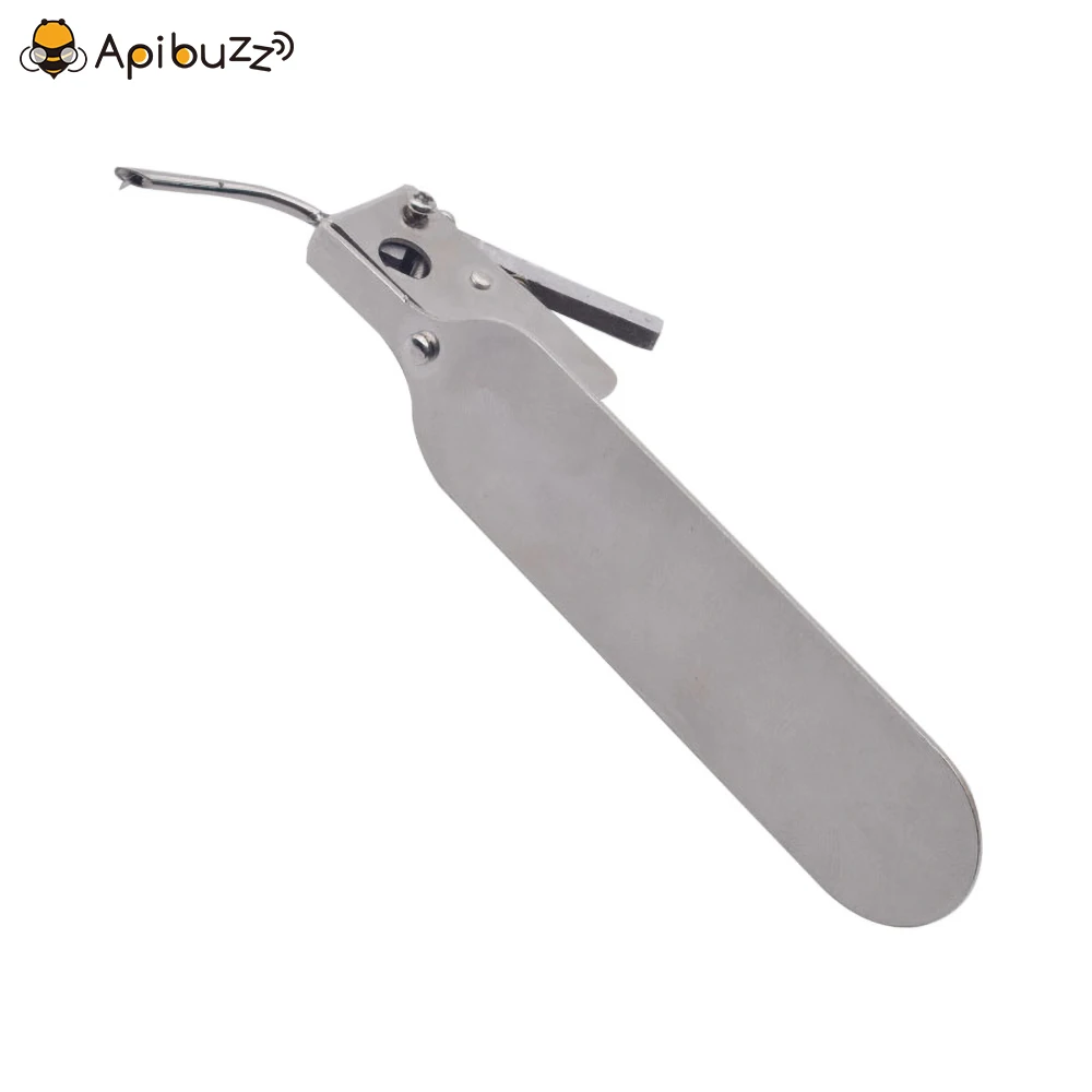 Stainless Steel Master Grafting Tool for Grafting Honey Bee Larvae with Spare Tongue Queen Rearing Tool Beekeeping Supply