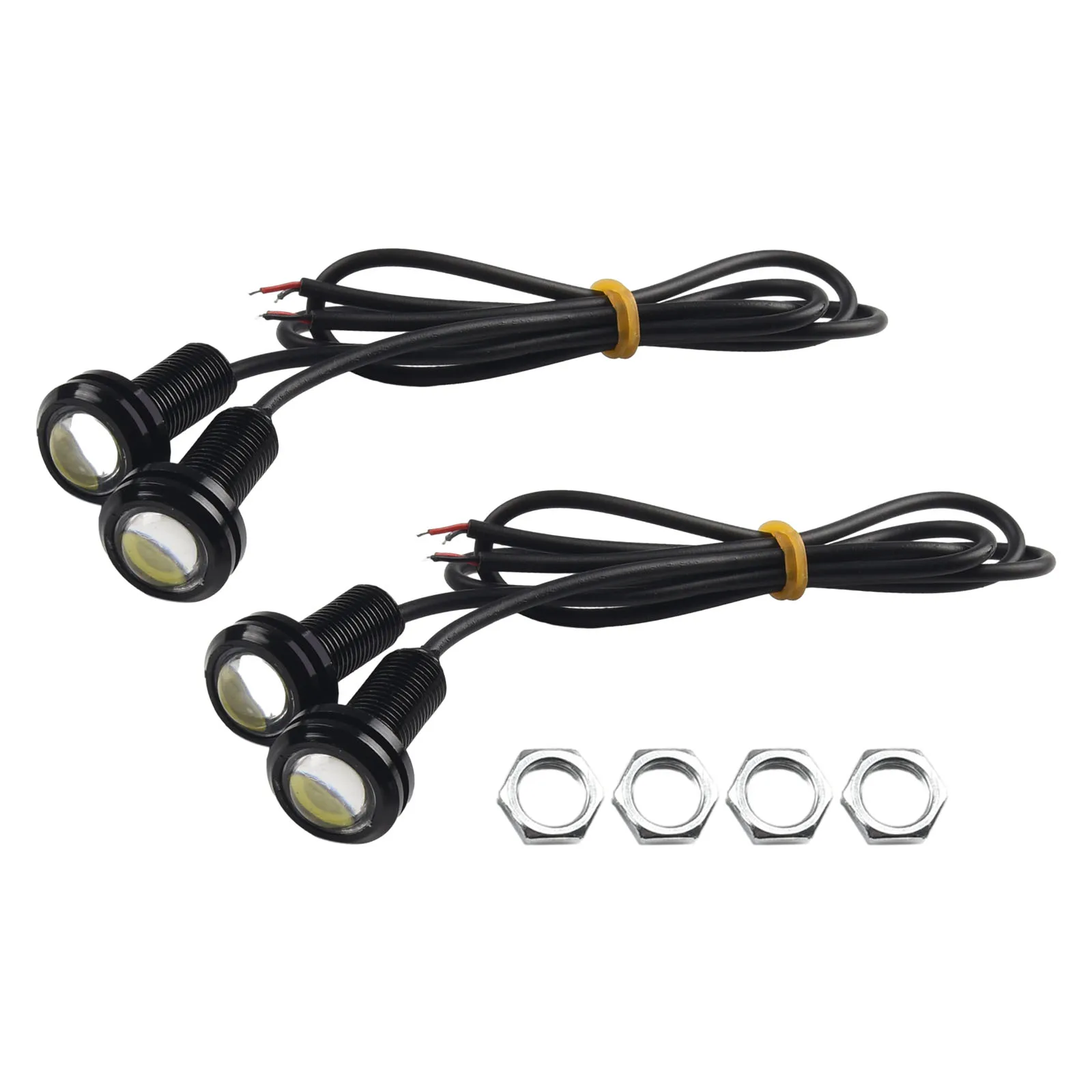 

4PCS White LED Lights For Truck SUV For Ford SVT Raptor Style White Grille Lighting Kit Durable Universal Car Lighting Parts