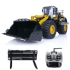 1/14 WA480 Metal RC Hydraulic Wheel Loader with Fork of  Remote Control Construction Car Quick Coupler Sounds Lights Toy 1