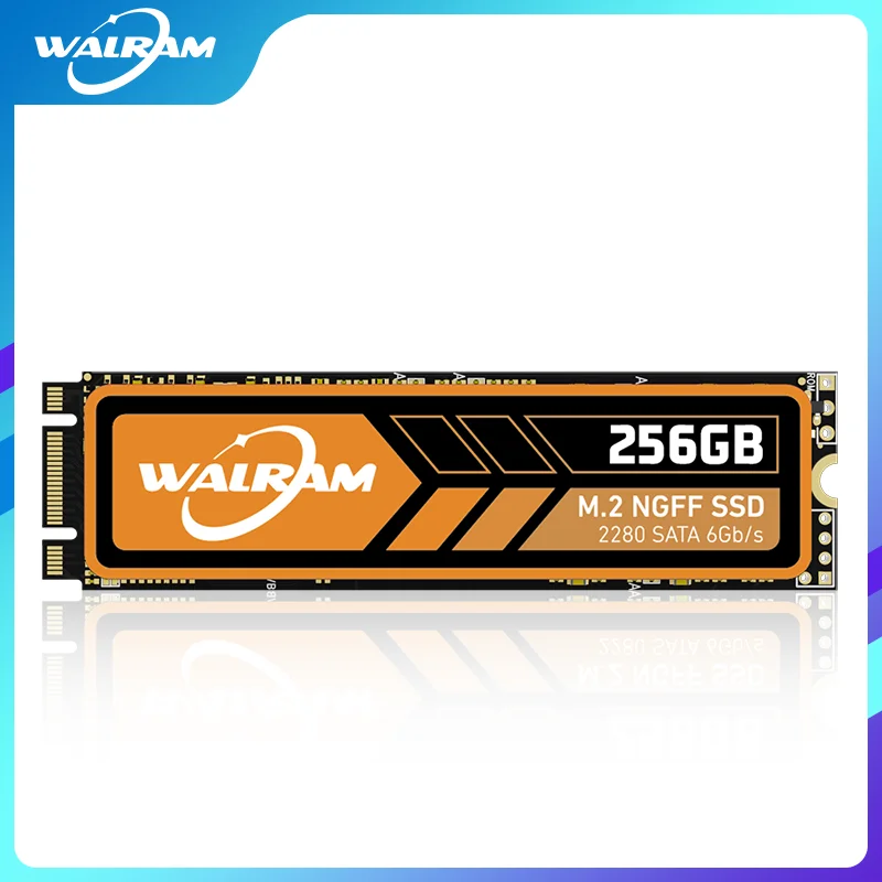 WALRAM M.2 NGFF SATA SSD 2280, Internal Solid State Drive 128GB 256GB 512GB 1TB