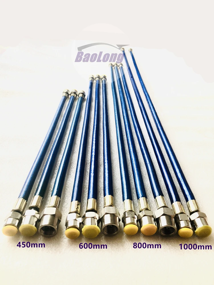 Diesel pipe 2500bar diesel high pressure oil tube for common rail test bench 45cm 60cm 80cm 100cm fuel pipe common rail part