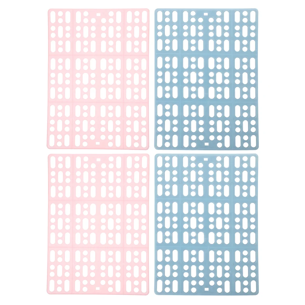 

4pcs Rabbit Mats Small Animal Cage Mats Bunny Floor Mats Guinea Pig Accessories for Cages
