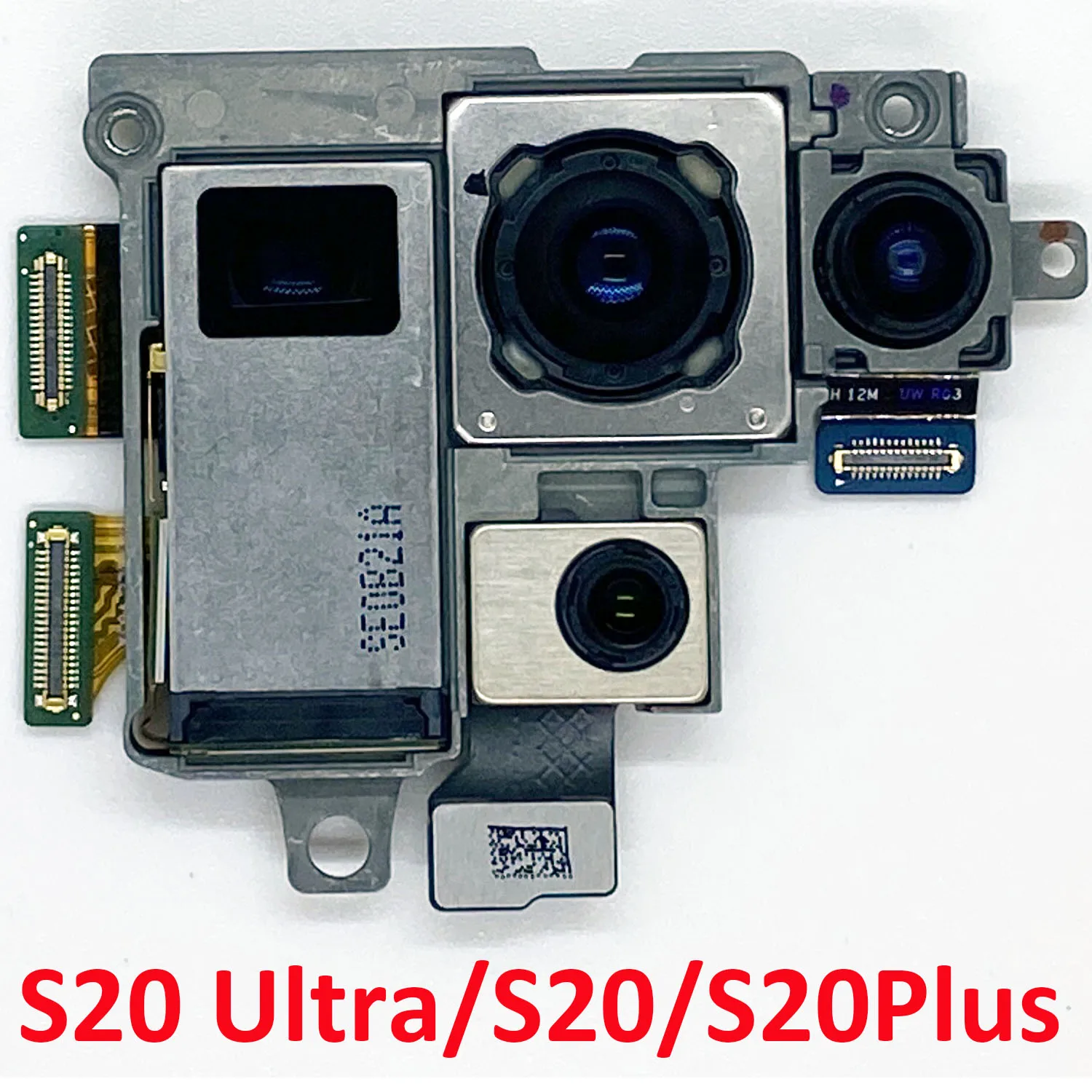 Original Back Rear Wide Front Camera For Samsung Galaxy S20 Ultra Plus