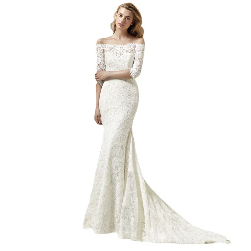 Рисунок 3 - Женское свадебное платье со шлейфом