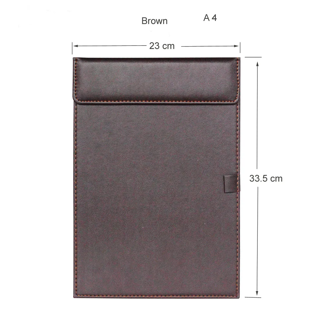 PU leather office stationery organizer pen holder pencil case file folder a4 conference clipboard card note case K257 8PCS/set