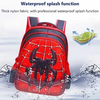 3D three-dimensional cartoon spider children's schoolbag student bag cute boy cartoon shoulder bag 2