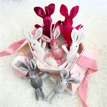 

20CM Rabbit Keychain Doll Rabbit Baby Soft Toy Wishing Rabbit Stuffed Toy Bouquet Bunny Doll Women Hanging Ornament for Children