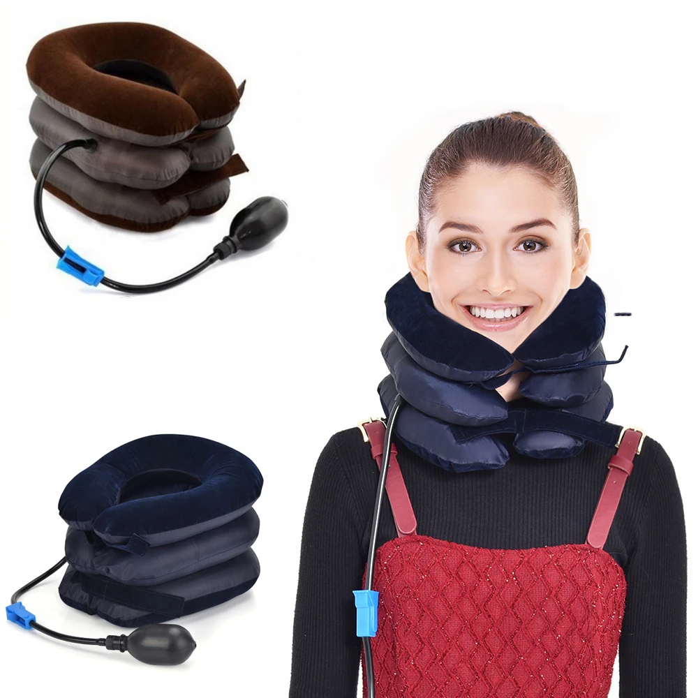 Air Cervical Traction Neck Stretcher Inflatable Neck Massage Support