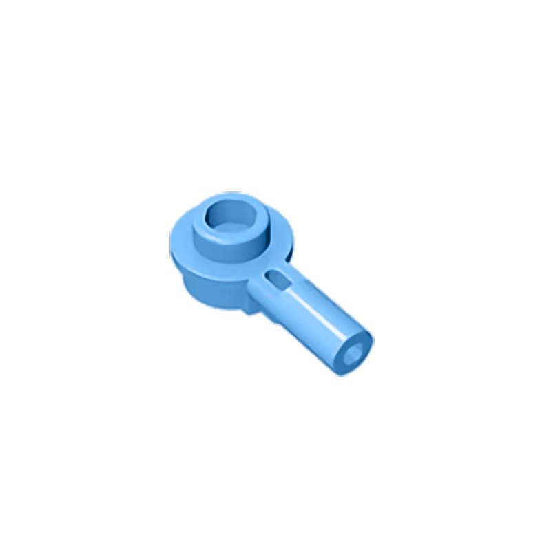 Gobricks DIY Ziegel Bar 1L mit 1x1 Runde Platte mit Hohl Stud Kompatibel mit 32828 Montiert Bausteine technische – Detail 2