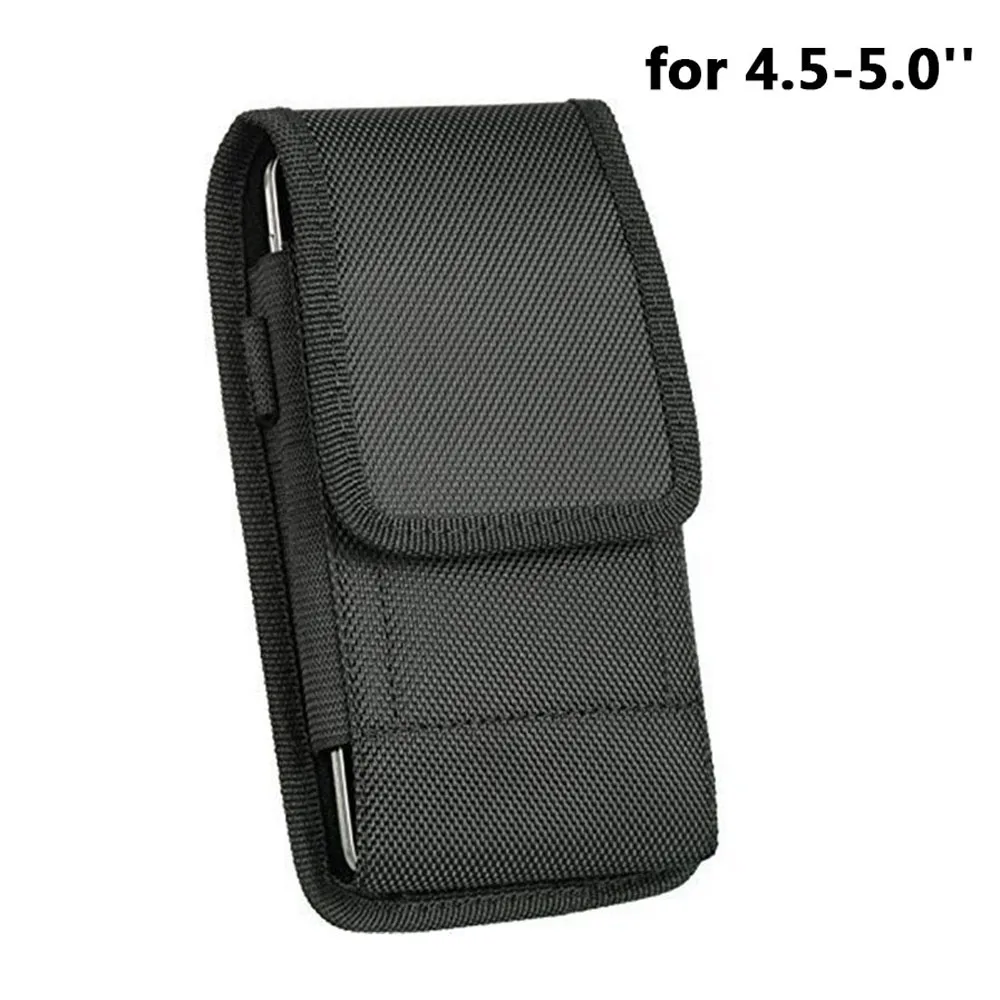 Compact Vertical Waist Bag with Belt Clip and Phone Pouch Wallet Case